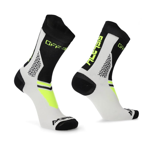 ACERBIS MTB SOCKS WHITE/YELLOW