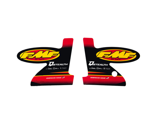 FMF Q STEALTH 2-PART WRAP REPLACEMENT EXHAUST DECALS