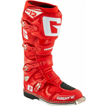 GAERNE 2024 SG12 SOLID RED BOOTS