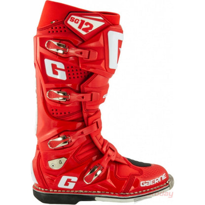 GAERNE 2024 SG12 SOLID RED BOOTS