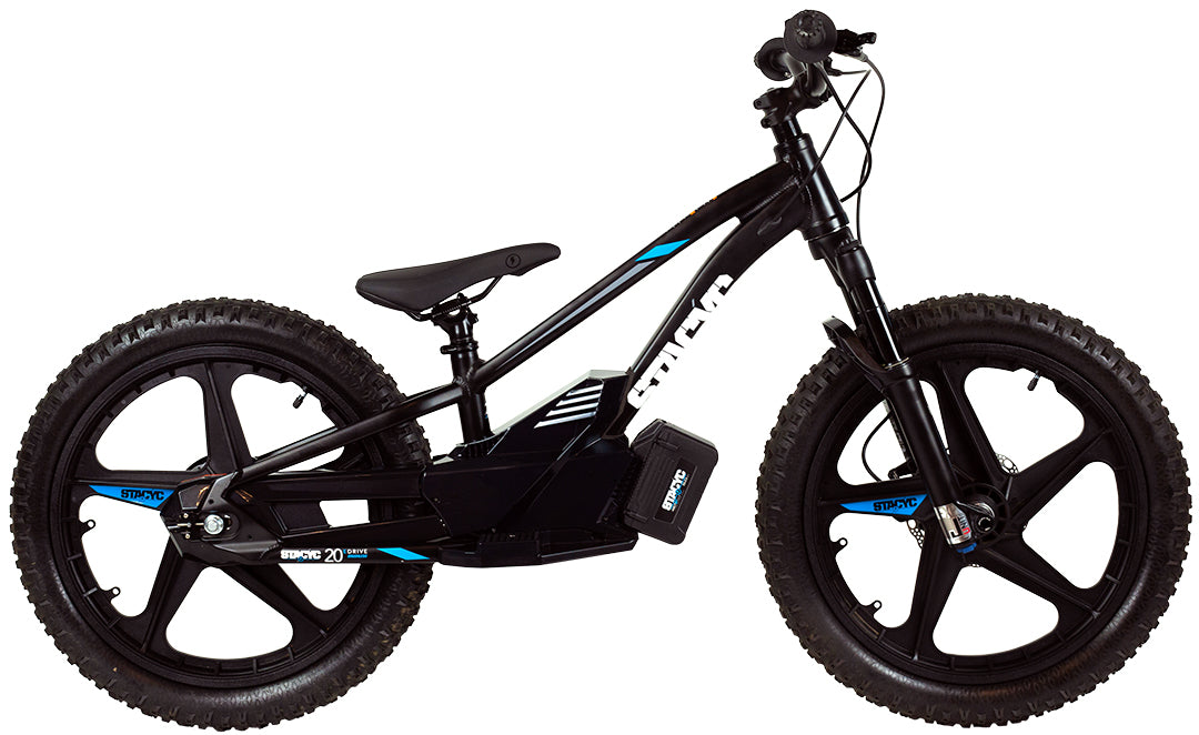 STACYC 20" BLACK ELECTRIC BALANCE BIKE