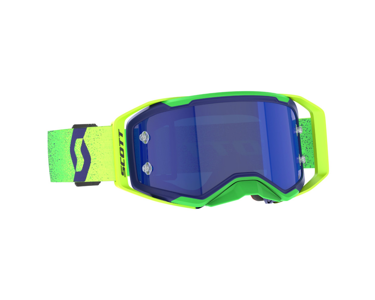 SCOTT PROSPECT 2.0 AMP MIDNIGHT PURPLE/SAFETY YELLOW/BLUE CHROME WORKS GOGGLES