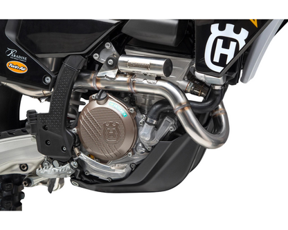 YOSHIMURA KTM 250/350 SX-F/XC-F 23-25 / HUSQVARNA FC250/FC350 23-25 / GASGAS MC250F/MC350F 24-25 RS-12 STAINLESS FULL SYSTEM WITH CARBON END CAP