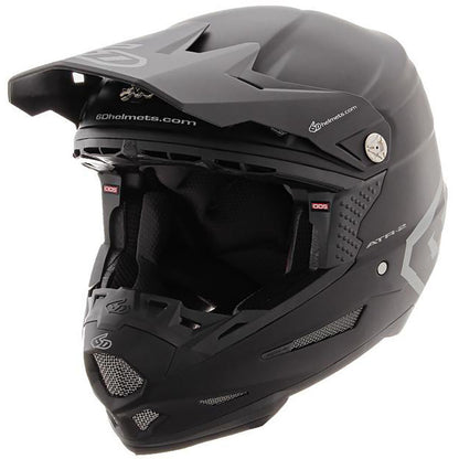 6D ATR-2 SOLID MATTE BLACK HELMET