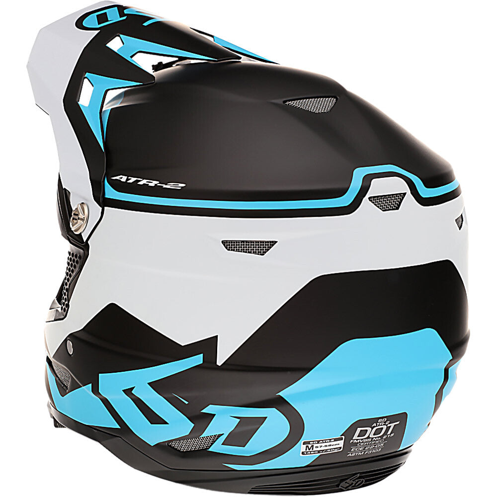 6D ATR-2 DRIVE CYAN HELMET