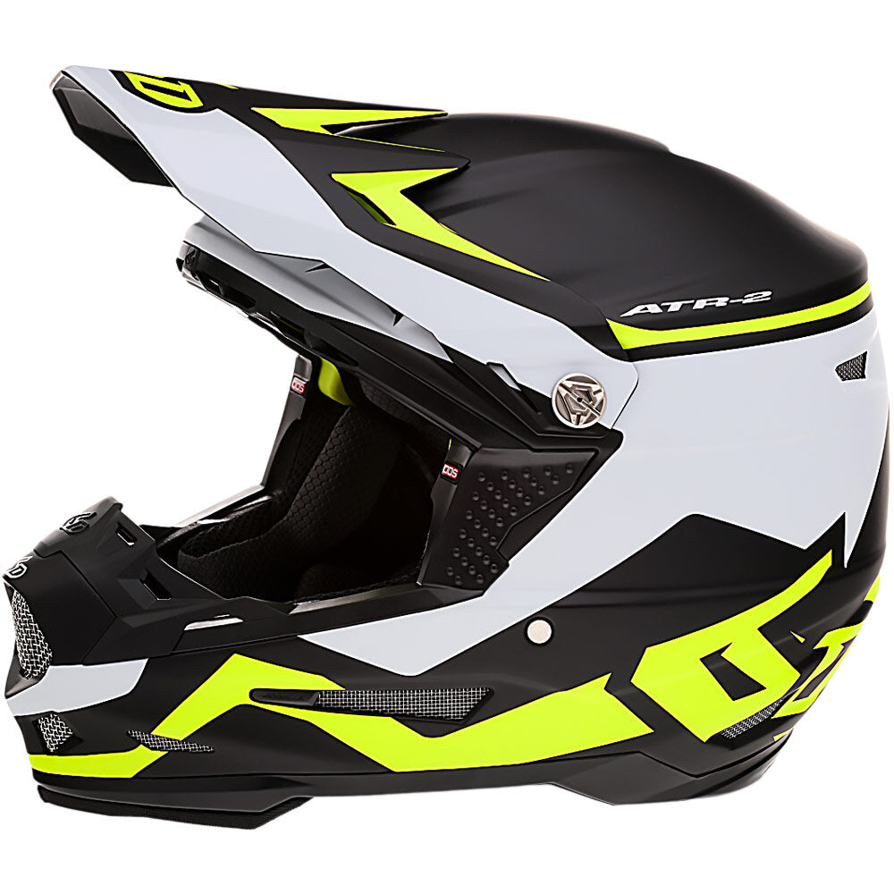 6D ATR-2 DRIVE NEON YELLOW HELMET