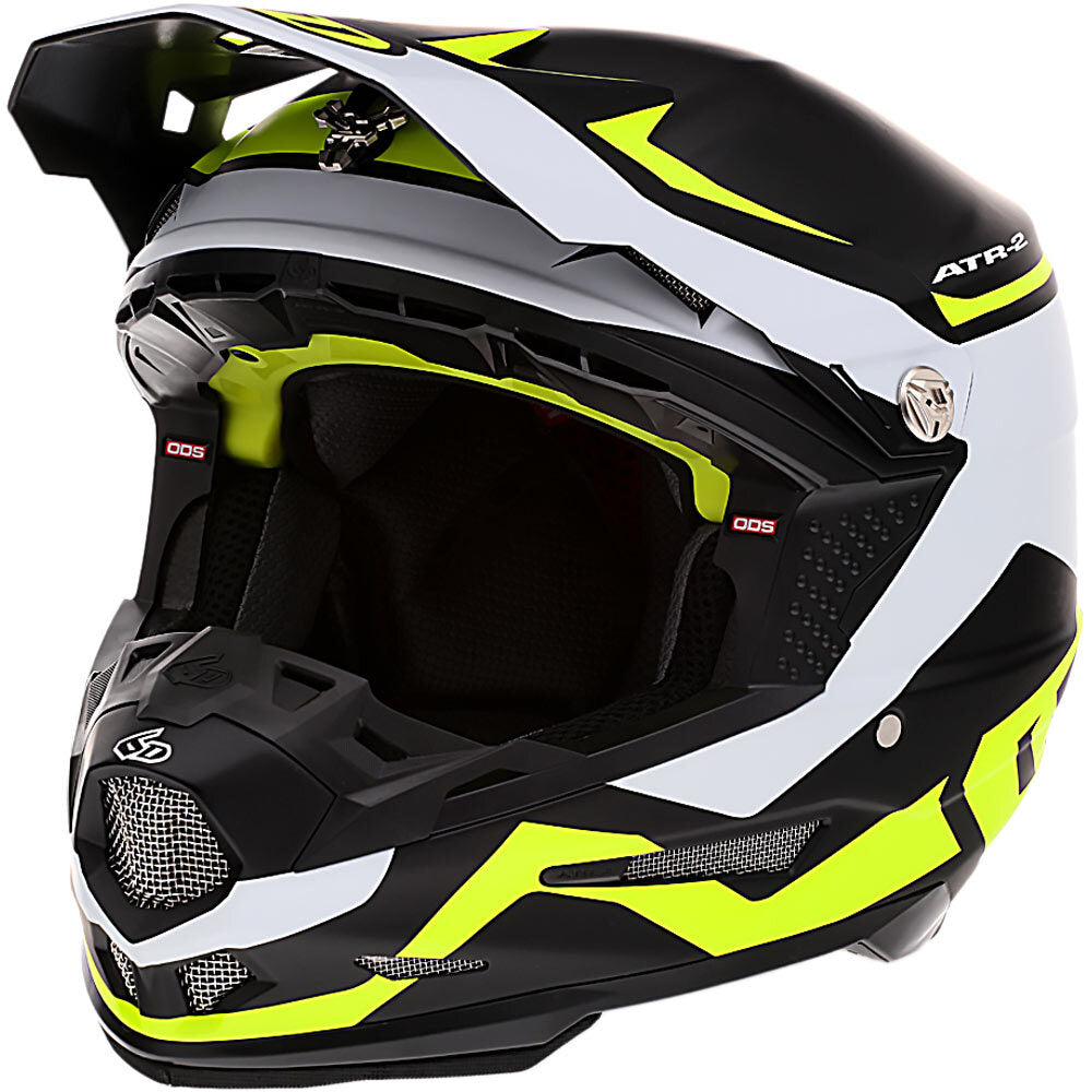 6D ATR-2 DRIVE NEON YELLOW HELMET