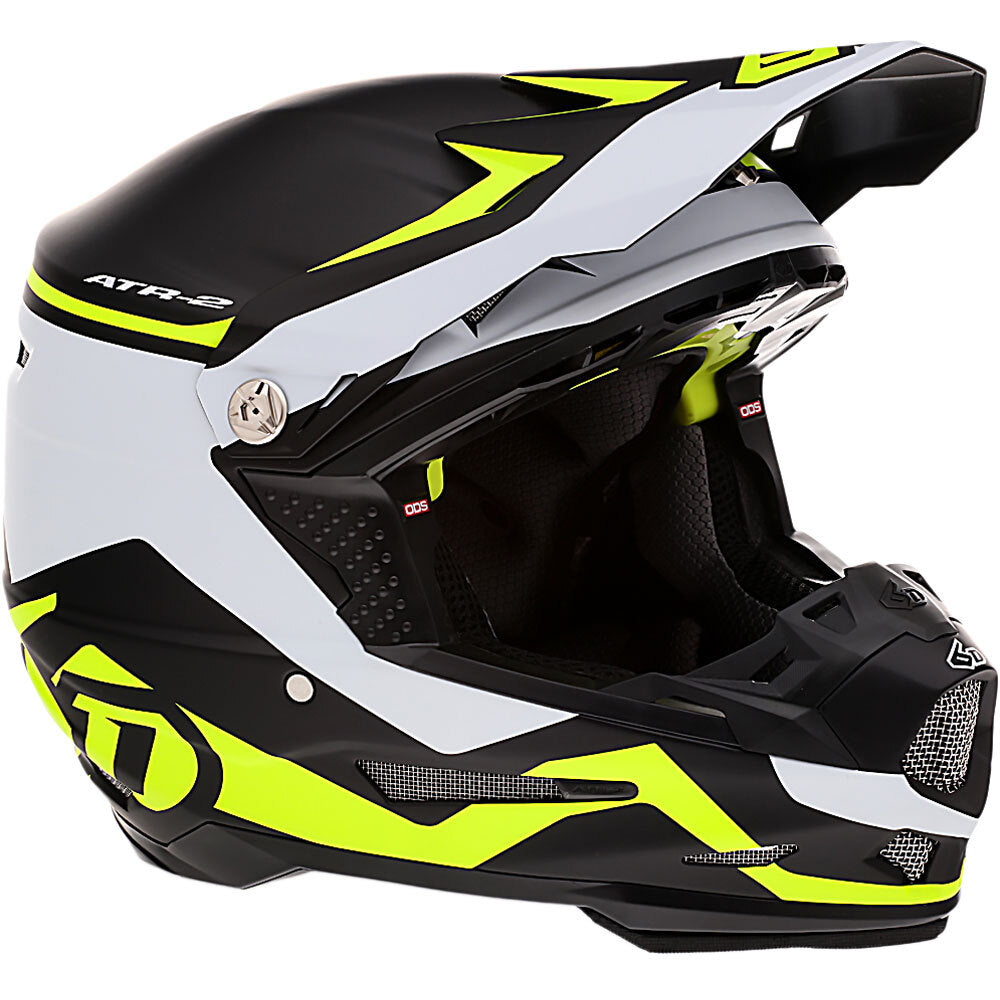 6D ATR-2 DRIVE NEON YELLOW YOUTH HELMET