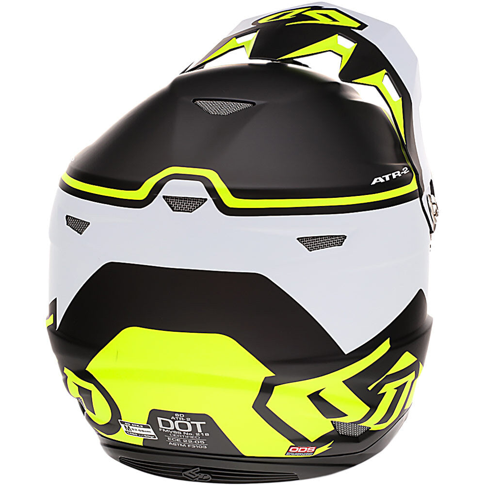 6D ATR-2 DRIVE NEON YELLOW HELMET