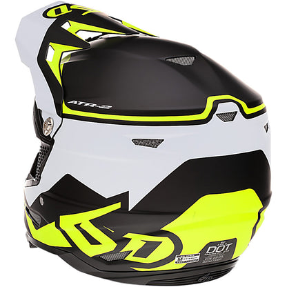 6D ATR-2 DRIVE NEON YELLOW HELMET