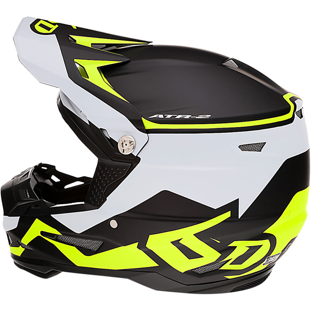 6D ATR-2 DRIVE NEON YELLOW HELMET