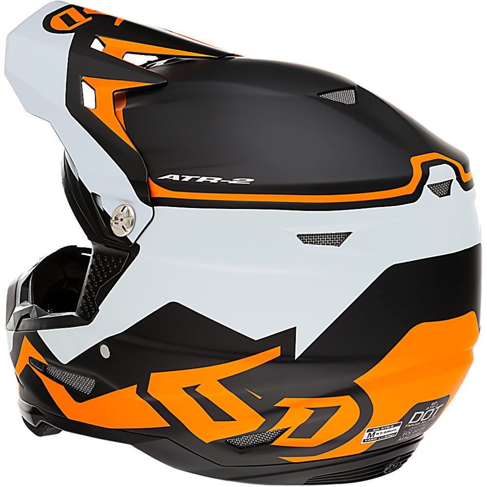 6D ATR-2 DRIVE NEON ORANGE HELMET