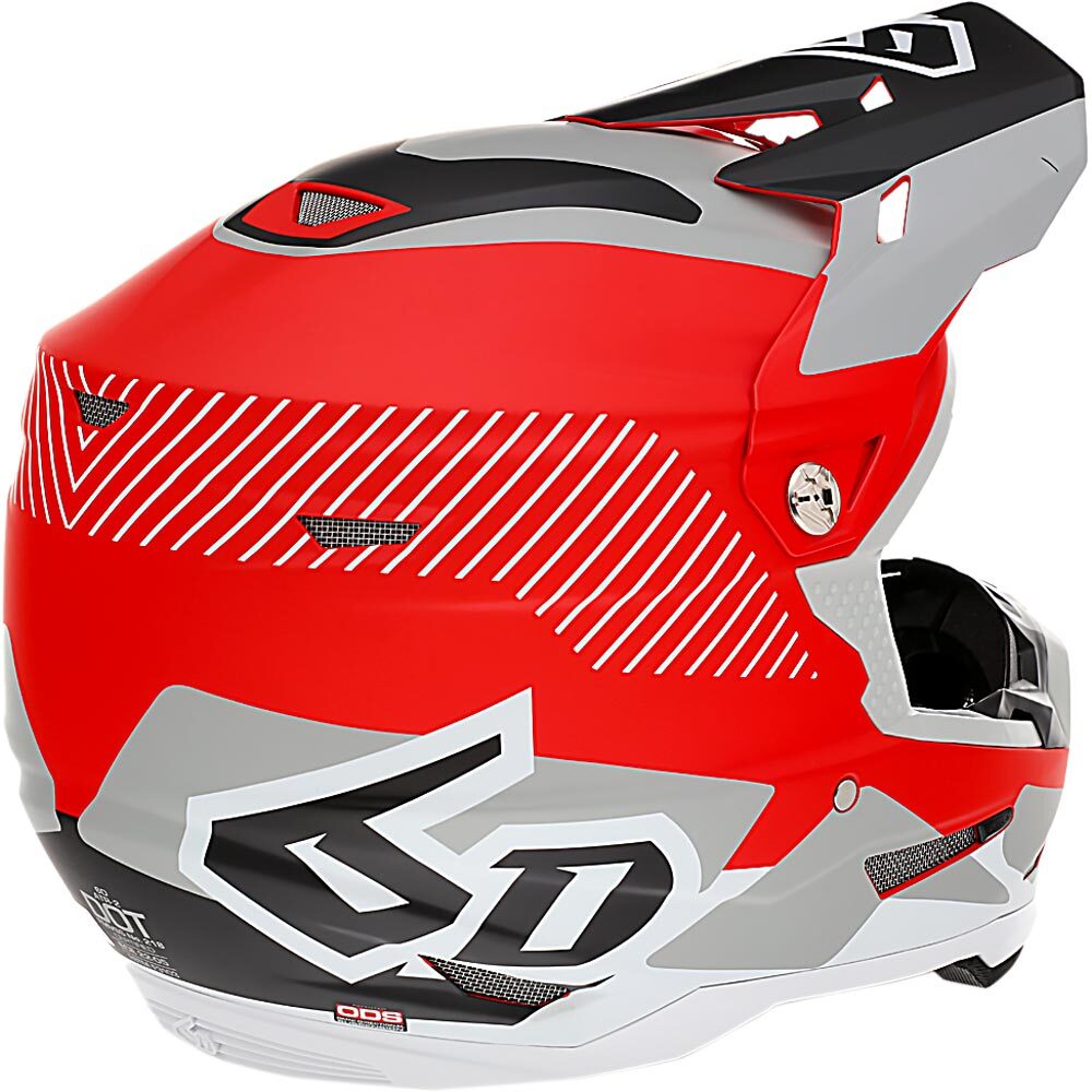 6D ATR-2 FUSION RED HELMET