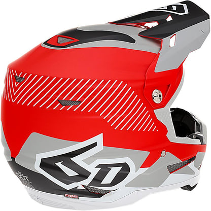 6D ATR-2 FUSION RED HELMET