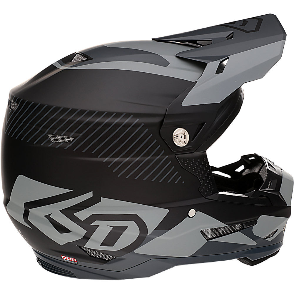 6D ATR-2 FUSION BLACK HELMET