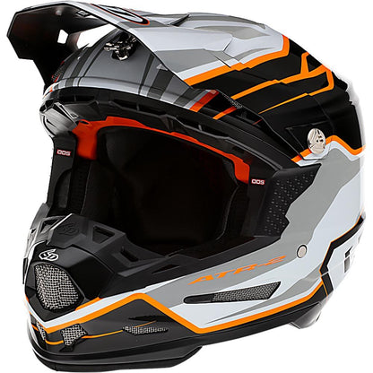 6D ATR-2 PHASE WHITE/ORANGE HELMET