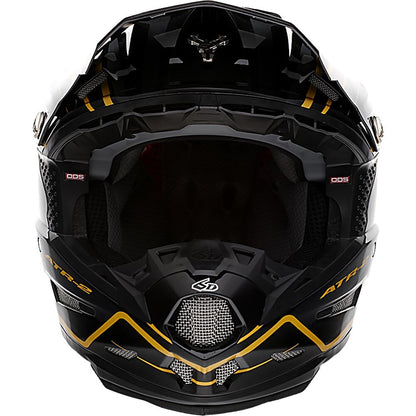 6D ATR-2 PHASE BLACK/GOLD HELMET