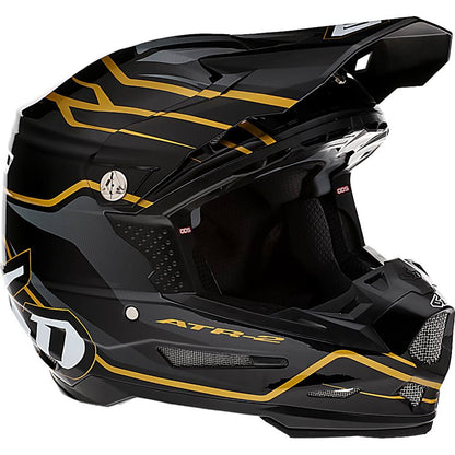 6D ATR-2 PHASE BLACK/GOLD HELMET