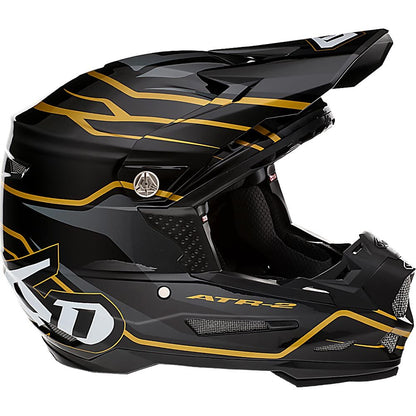 6D ATR-2 PHASE BLACK/GOLD HELMET