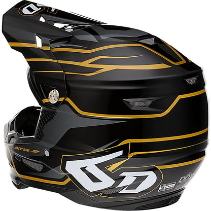 6D ATR-2 PHASE BLACK/GOLD HELMET