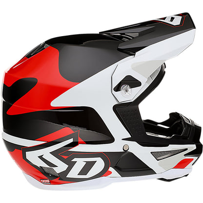 6D ATR-1 APEX RED HELMET