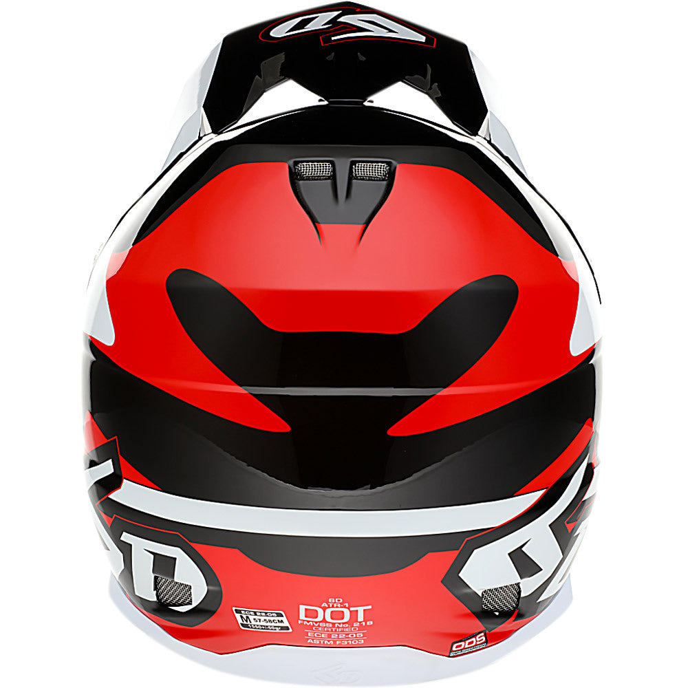 6D ATR-1 APEX RED HELMET