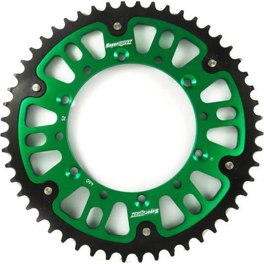 SUPERSPROX REAR SPROCKET GREEN STEALTH SUZUKI RMZ250 04-06