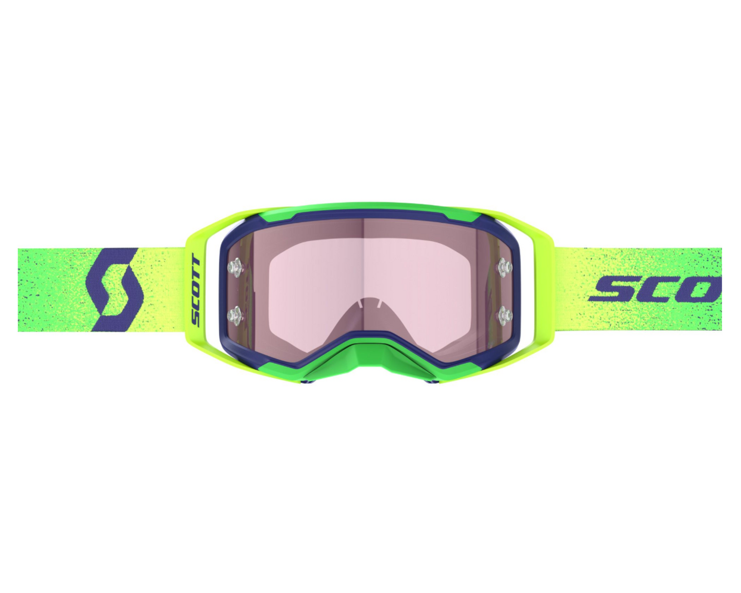 SCOTT PROSPECT 2.0 AMP MIDNIGHT PURPLE/SAFETY YELLOW/ROSE WORKS GOGGLES