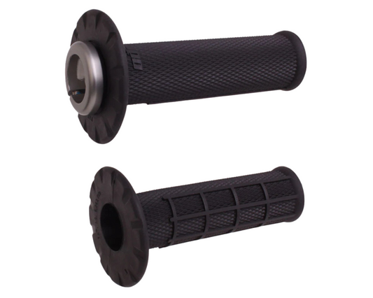 ODI UNIVERSAL HALF WAFFLE LOCK ON GRIPS BLACK