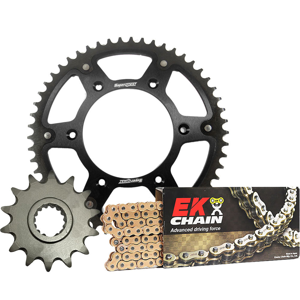 SUPERSPROX CHAIN & SPROCKETS KIT STEALTH KAWASAKI KX250F 11-24