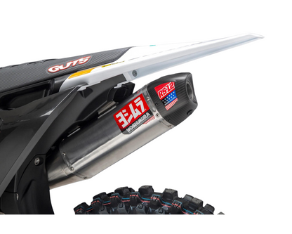 YOSHIMURA KTM 250/350 SX-F/XC-F 23-25 / HUSQVARNA FC250/FC350 23-25 / GASGAS MC250F/MC350F 24-25 RS-12 STAINLESS FULL SYSTEM WITH CARBON END CAP