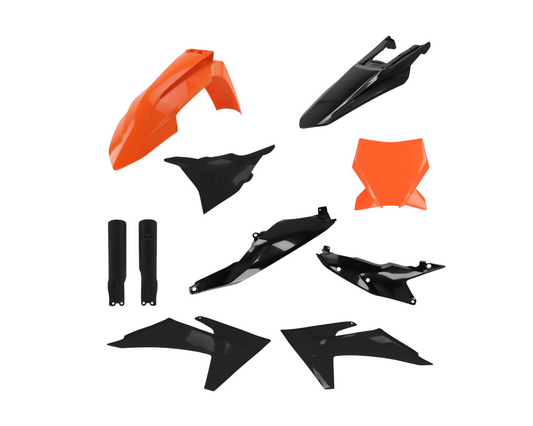 iPLASTIX KTM SX/SX-F/XC/XC-F 23-25 ORANGE/BLACK PLASTICS KIT