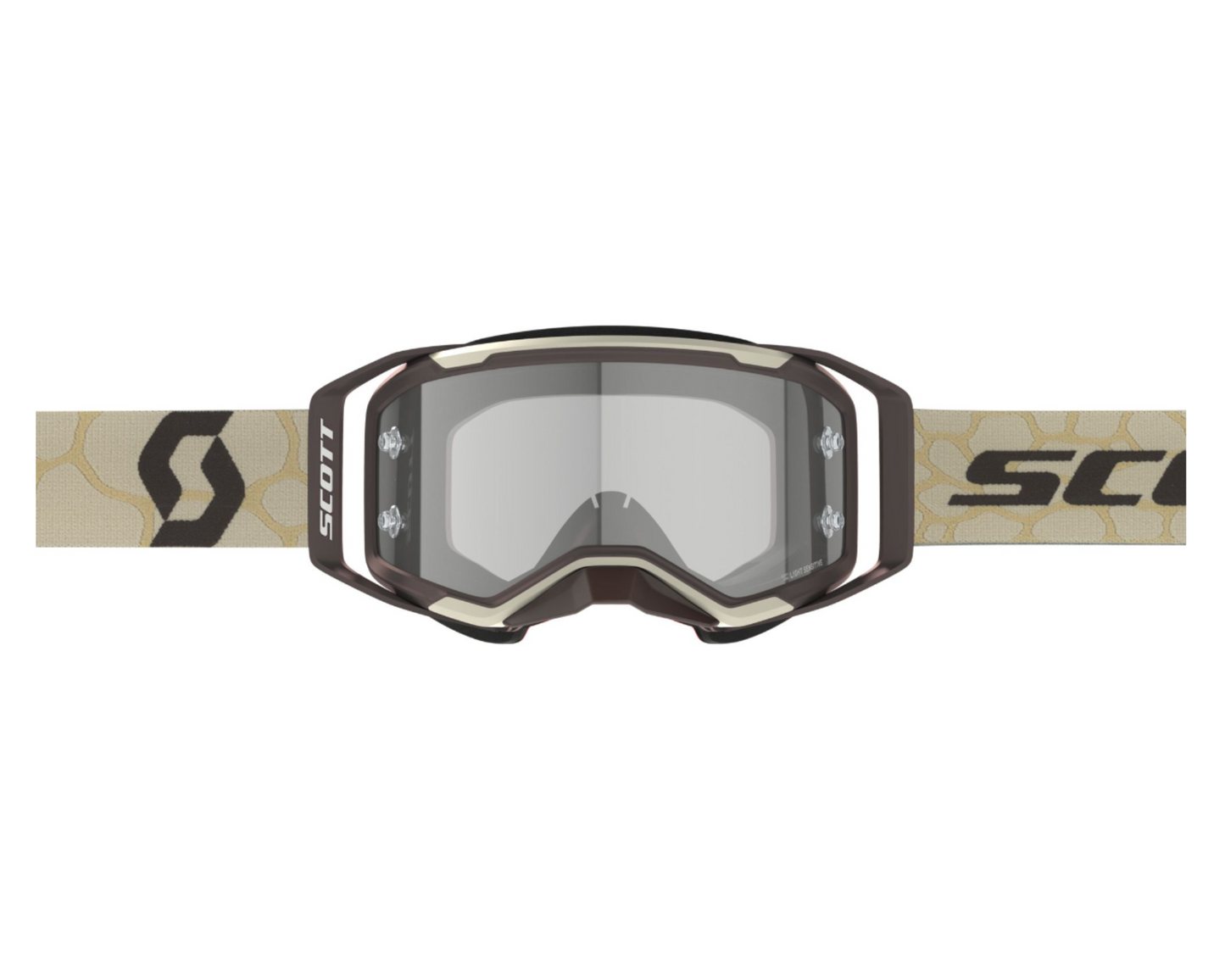 SCOTT PROSPECT 2.0 SAND/DUST DESERT BEIGE/DIRT BROWN/LIGHT SENSITIVE GREY WORKS GOGGLES