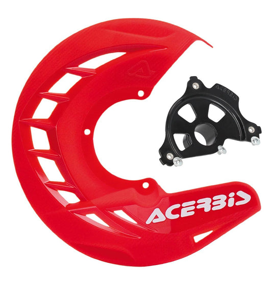 ACERBIS X-BRAKE RED DISC COVER & BLACK MOUNT KIT BETA RR 11-24