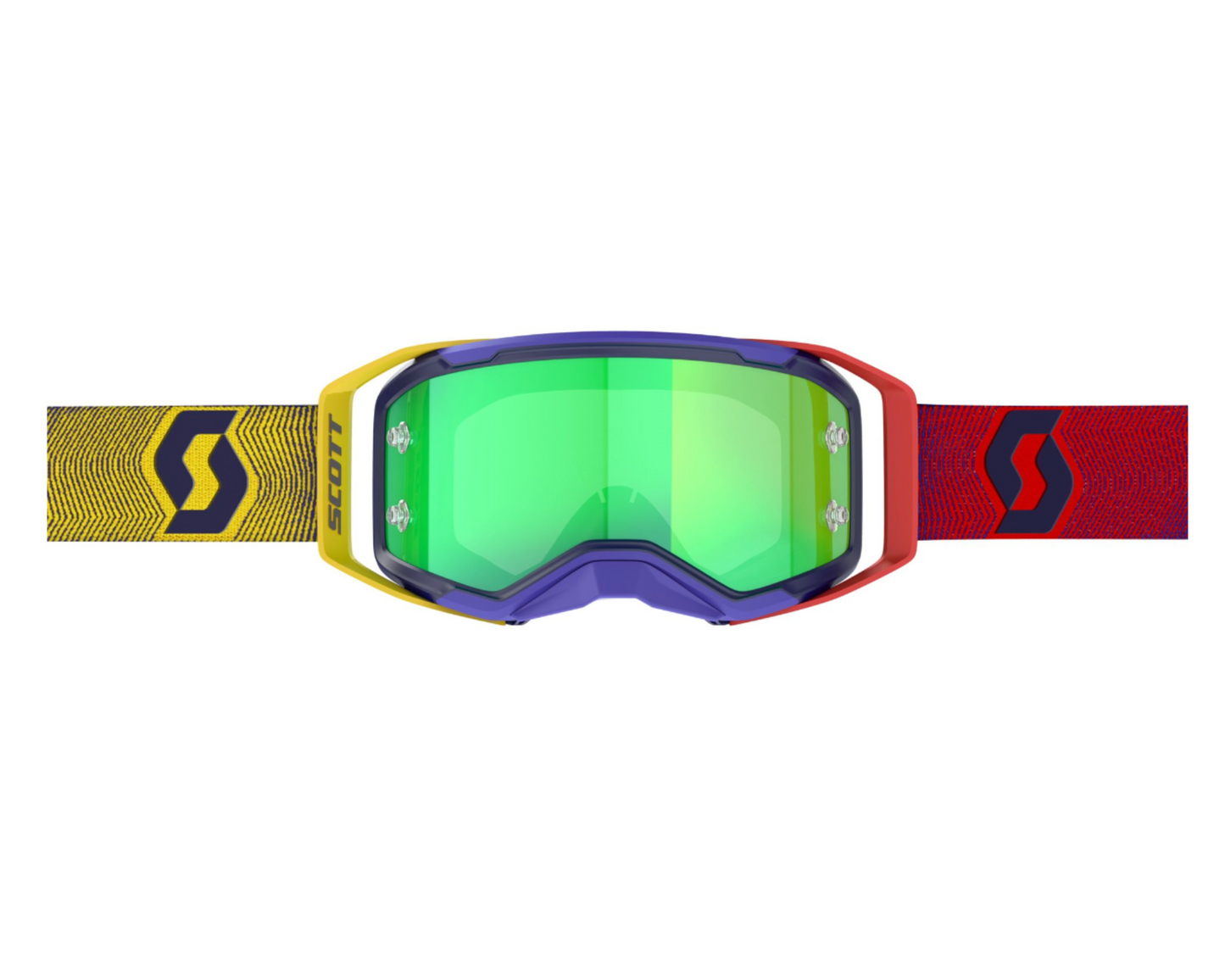 SCOTT PROSPECT 2.0 RED/YELLOW/GREEN CHROME WORKS GOGGLES