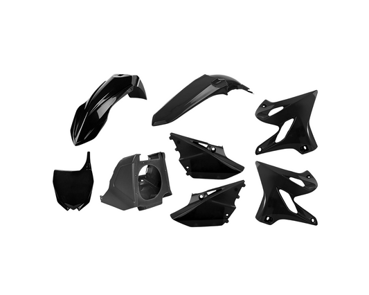 POLISPORT YAMAHA YZ125/250 02-21 BLACK RESTYLE PLASTICS KIT INCL AIRBOX