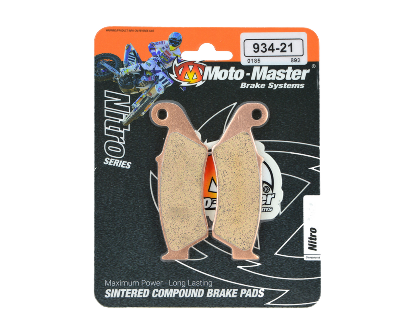 MOTO-MASTER FRONT BRAKE PADS GASGAS EC/MX 98-20