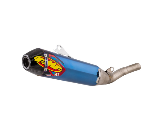 FMF YAMAHA WR250F 20-22 FACTORY 4.1 RCT TITANIUM ANODISED SLIP-ON WITH CARBON END CAP