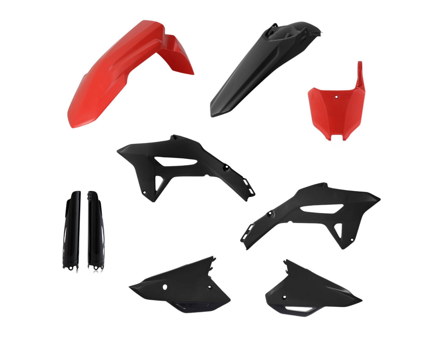 ACERBIS HONDA CRF250R 22-24 CRF450R 21-24 RED/BLACK PLASTICS KIT