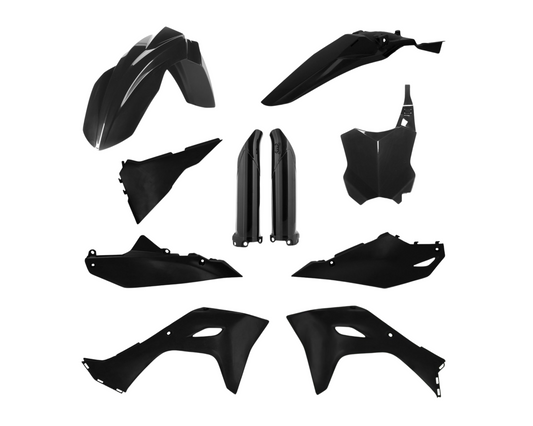 ACERBIS KAWASAKI KX250F/KX250X 2025 KX450F/KX450X 24-25 BLACK PLASTICS KIT