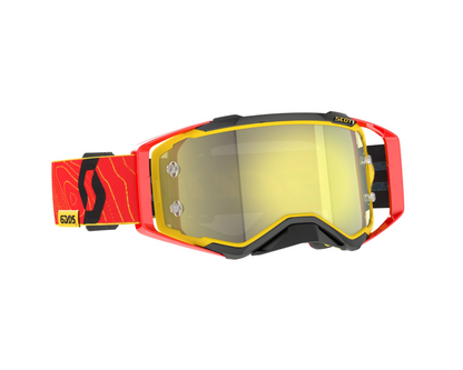 SCOTT PROSPECT 6 DAYS 2024 SPAIN RED/YELLOW/YELLOW CHROME WORKS GOGGLES