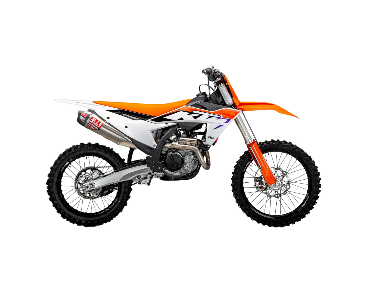 YOSHIMURA KTM 450SX-F/XC-F 23-25 / HUSQVARNA FC450 23-25 / GASGAS MC450F 24-25 RS-12 TITANIUM FULL SYSTEM WITH CARBON END CAP