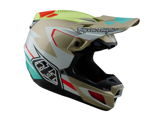 TROY LEE DESIGNS 2025 SE5 COMPOSITE OPTIC WHITE HELMET