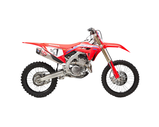 YOSHIMURA HONDA CRF250R/CRF250RX 22-24 RS-12 STAINLESS FULL SYSTEM WITH CARBON END CAP