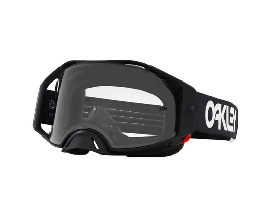 OAKLEY AIRBRAKE BLACK/WHITE CLEAR GOGGLES