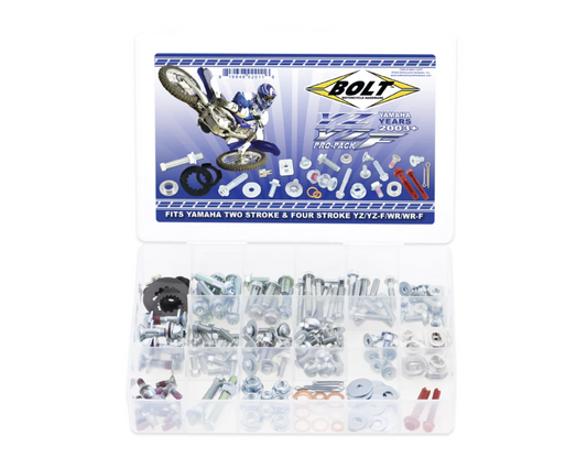 BOLT HARDWARE YAMAHA YZ/YZF/WR/WRF 03-13 PRO PACK HARDWARE KIT