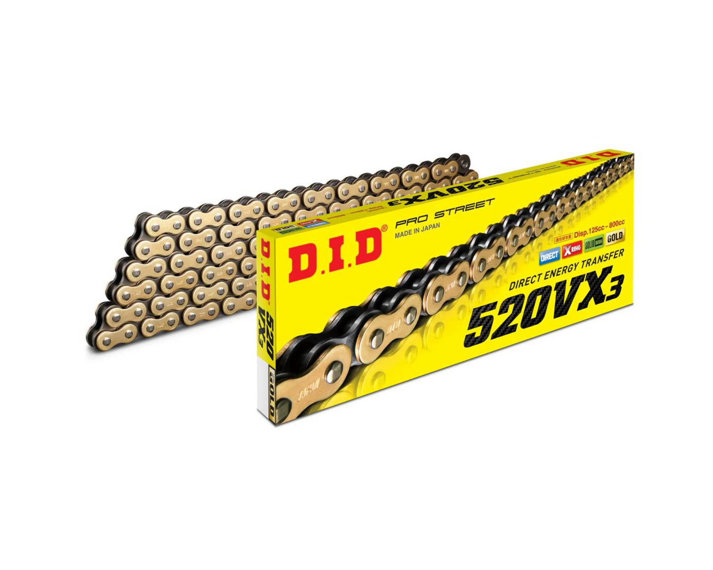 DID 520VX3 120L PRO X-RING CHAIN