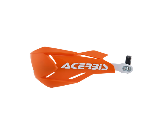 ACERBIS X-FACTORY ORANGE/WHITE HANDGUARDS