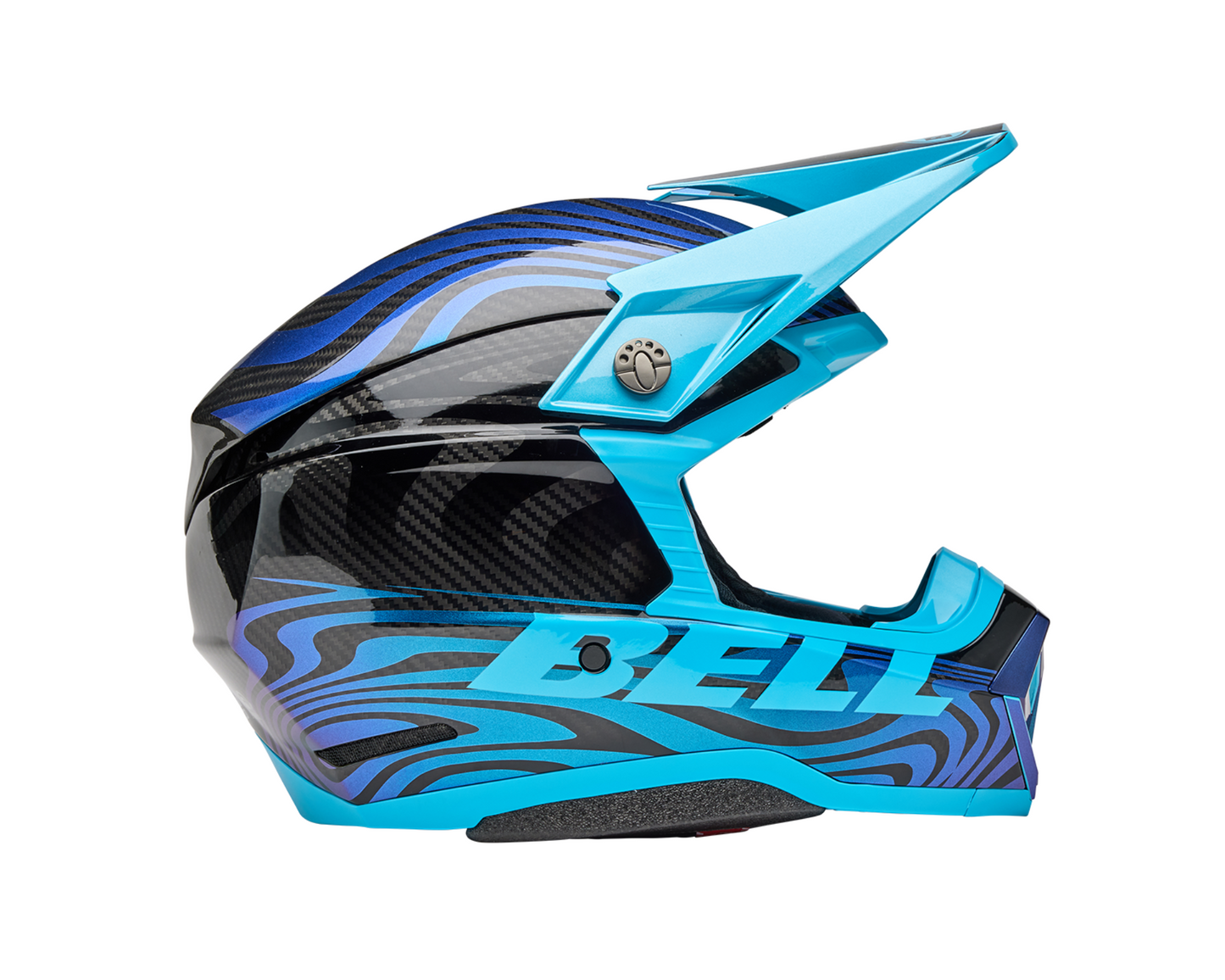 BELL 2025 MOTO-10 SPHERICAL CORTEX BLUE HELMET