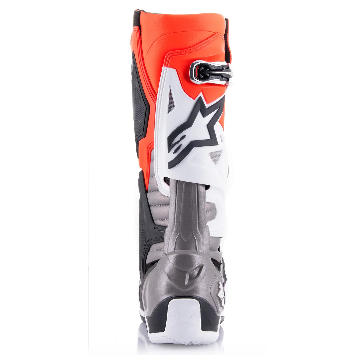 ALPINESTARS 2024 TECH 10 BLACK/RED/FLURO ORANGE/FLURO WHITE BOOTS